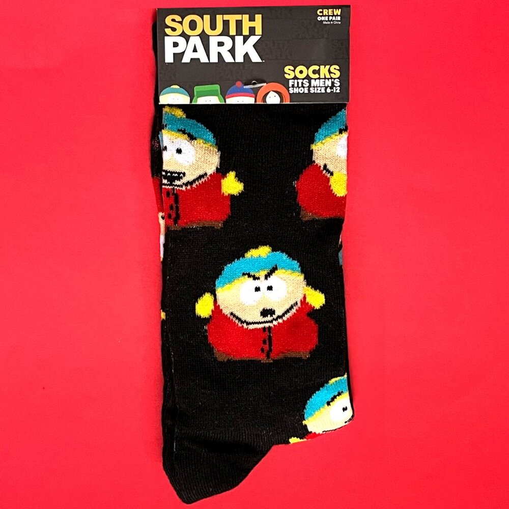 Mens South Park Cartman Socks - Picture 1 of 3